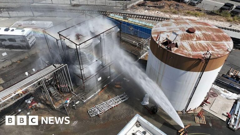 California declares emergency as fire crews race to contain toxic leak
