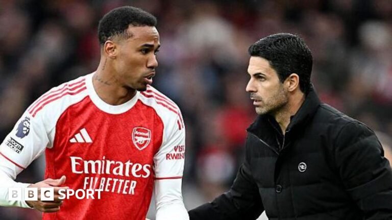 Champions League final: Tactics Arsenal could use to beat Paris St-Germain Arsenal manager Mikel Arteta talks to defender Gabriel