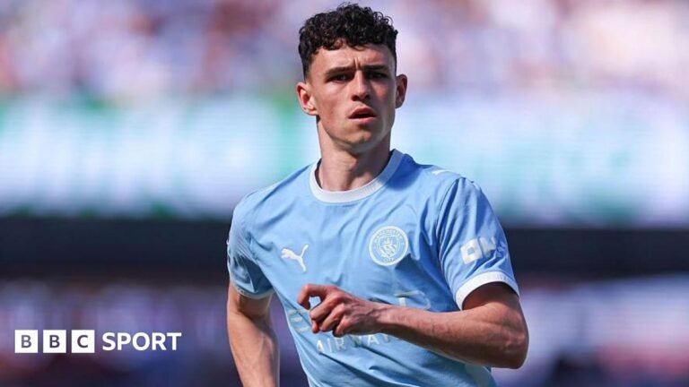 Phil Foden: Manchester City midfielder is ‘victim’ of fixture schedule after missing out on England spot Phil Foden in action for Manchester City against Aston Villa in the Premier League