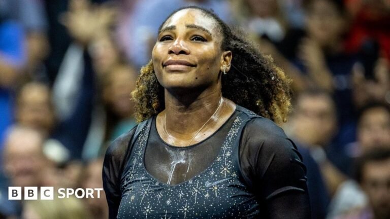 Serena Williams in discussions to return at Queen’s in doubles in June Serena Williams glances upwards during her final match at the 2022 US Open