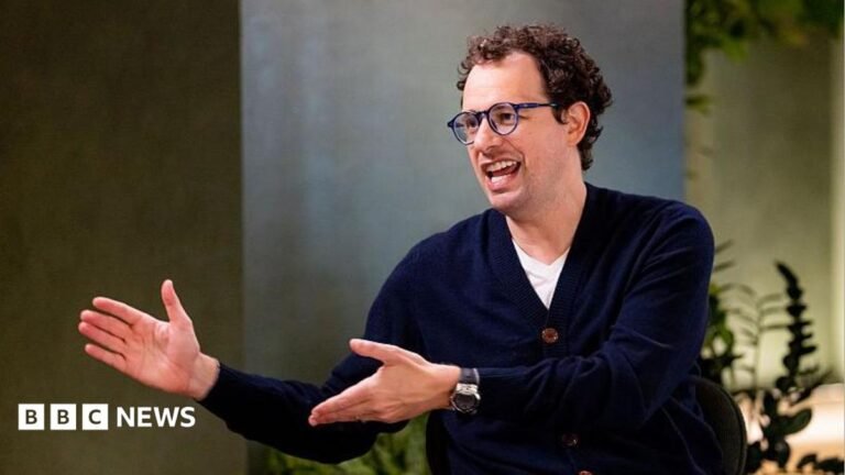 Anthropic accuses Chinese rival Alibaba of illicitly extracting AI capabilities Dario Amodei, co-founder and chief executive officer of Anthropic, speaking during an interview in a room decorated with plants