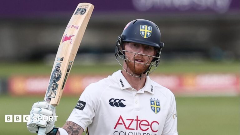 Ben Stokes: Josh Tongue admits England have missed absent captain in second New Zealand Test England captain Ben Stokes batting for Durham