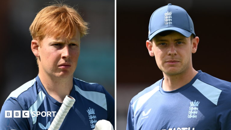 England vs New Zealand: James Rew to make debut as Jamie Smith misses second Test for birth of child James Rew during an England training session