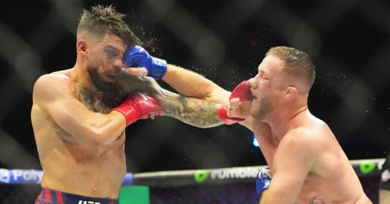 Gaethje shocks Topuria to win UFC lightweight title at White House event | Mixed Martial Arts News Gaethje shocks Topuria to win UFC lightweight title at White House event | Mixed Martial Arts News
