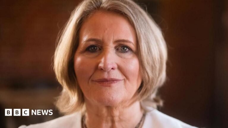 Grooming gang inquiry to focus on Oldham, Bradford and London A woman with short blonde hair wearing a white suit jacket smiles faintly at the camera