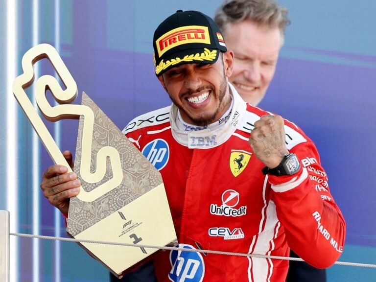Lewis Hamilton wins first F1 race with Ferrari in Barcelona | Motorsports News Lewis Hamilton wins first F1 race with Ferrari in Barcelona | Motorsports News