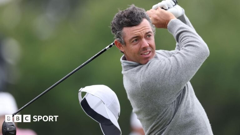 US Open 2026: Rory McIlroy starts strongly as Shinnecock Hills bares its teeth Rory McIlroy's cap flies off on the 13th hole