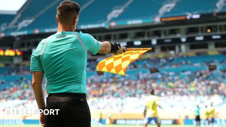 World Cup 2026: Fifa adds new offside technology to help VAR Gary Beswick flags for offside during the Club World Cup game between Mamelodi Sundowns and Fluminense
