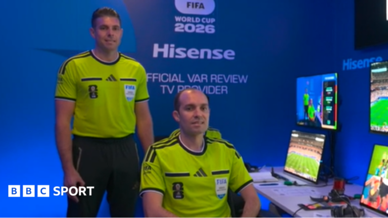World Cup 2026: Shaun Evans – Fifa seeks explanation over VAR official’s hand gesture A picture showing the Netherlands v Japan VAR team
