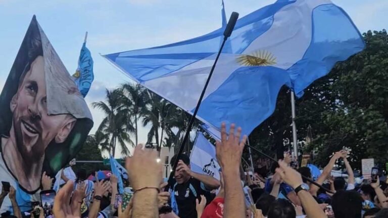 Argentina fans revel in Messi’s Miami homecoming before Cape Verde match | World Cup 2026 Argentina fans revel in Messi’s Miami homecoming before Cape Verde match | World Cup 2026