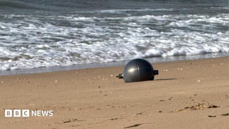 Australia space agency finds ‘likely source’ of mystery space balls on beach One of the six mysterious large silver spheres washed up on Forrest Beach in Queensland.