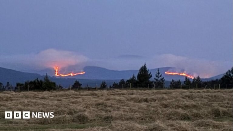 Cairngorms wildfire burns for third day across nearly four miles Stretch of mountains in the Cairngorms with wildfires burning across a large area