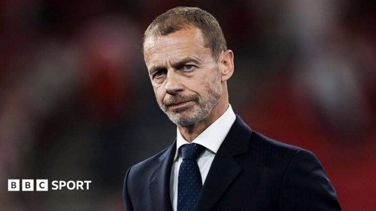 Uefa president Aleksander Ceferin