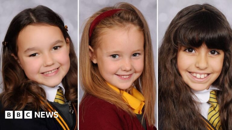 Home Secretary admits failures led to Southport attack A composite image showing school photos of Bebe King, six; Elsie Dot Stancombe; Seven and nine-year-old Alice da Silva Aguiar. All three are smiling and are wearing their school uniforms.