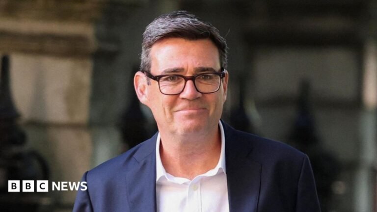 I will take responsibility to fund defence extremely seriously, says Burnham Andy Burnham wearing a dark suit and a white shirt