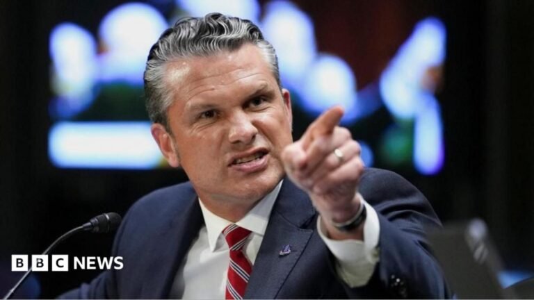 Iran war has cost US $37.5bn so far, Hegseth says Two young women surrounded by studio lights and tripods selling eyelash serums on a live stream