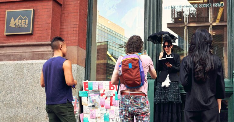 New Yorkers Say Farewell to the REI SoHo