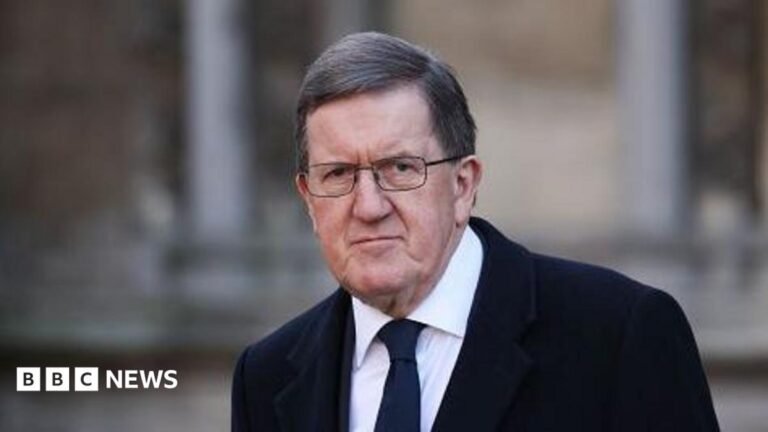 Next PM needs to wake UK up to threat of war, ex-Nato chief warns George Robertson arrives for a memorial service for former Commons speaker Betty Boothroyd at St Margaret's Church in January 2024 in London