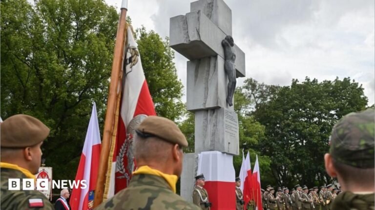 Polish PM pledges memorial to victims of WW2 ‘genocide by Ukrainian nationalists’ A ceremony in Warsaw to commemorate the victims of what Poland calls the "massacre" in Volyn during World War Two. Photo: 11 July 2026