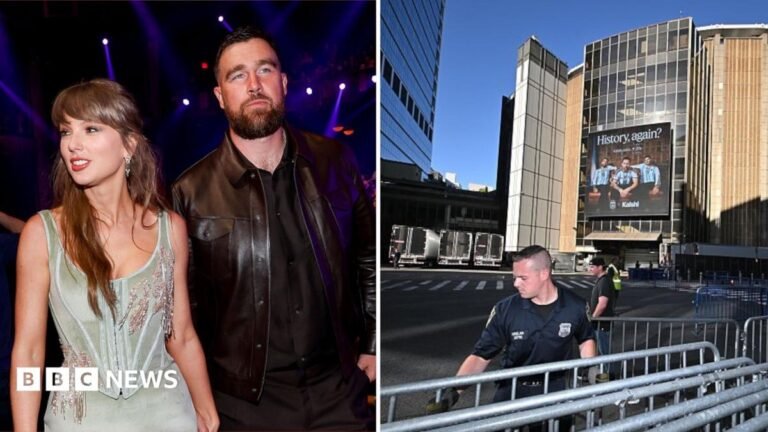 Taylor Swift and Travis Kelce spotted in New York this week.