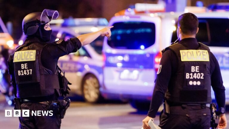What we know so far about the Berlin Pride ramming attack The vehicle that crashed into a crowd near Berlin's annual Christopher Street Day Pride parade on Saturday evening, leaving multiple people injured and the parade called off, in Berlin, Germany, July 26, 2026.