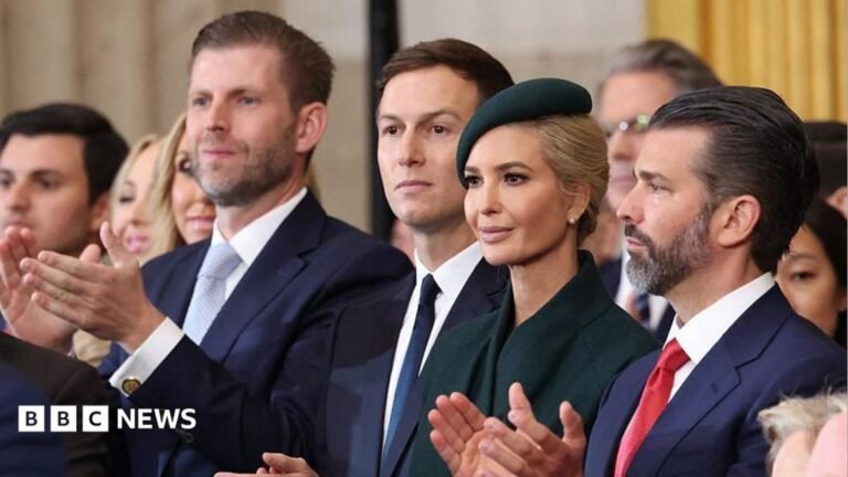 BBC seeks to subpoena Trump’s family members in Panorama lawsuit U.S. President Donald Trump delivers remarks at Red Rock Casino Resort Spa in Las Vegas, Nevada, U.S., August 5, 2026.