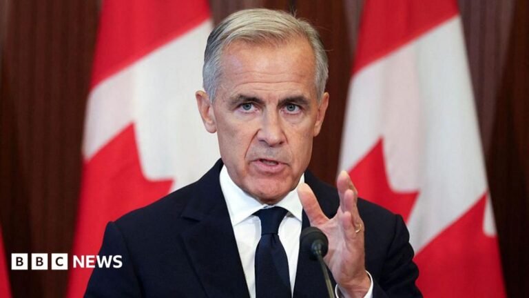 Carney calls Trump’s fresh tariffs a ‘miscalculation’ after trade talks collapse Canadian Prime Minister Mark Carney attends the announcement of a Quebec-Newfoundland hydro agreement