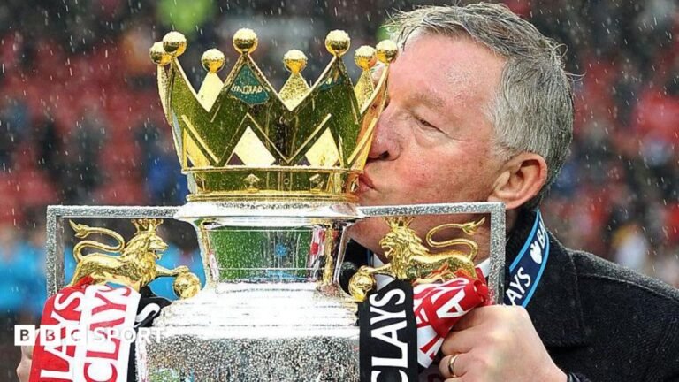 Mourinho, Ferguson, Guardiola graphic