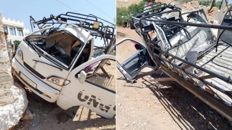 Israeli drone strike on ‘civilian vehicle’ injures several in Syria | Conflict News Israeli drone strike on ‘civilian vehicle’ injures several in Syria | Conflict News