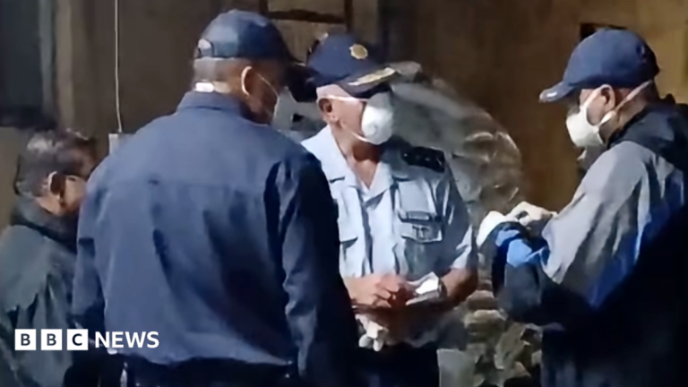 Mexicans arrested as big meth lab in South Africa found on remote Limpopo farm Three officers in face masks and uniform in discussion during a raid on a meth lab found at a farm in Limpopo province