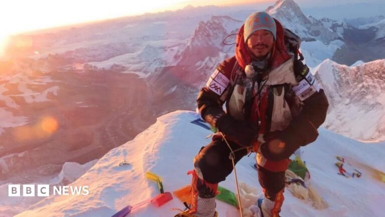 Mountaineer Nirmal Purja killed in Pakistan avalanche, his company says Nirmal Purja at the summit of Mount Everest