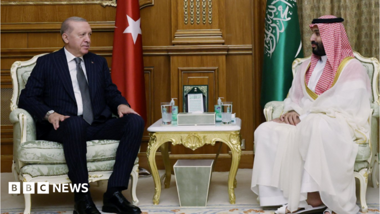 Saudi Arabia, Turkey and Pakistan sign defence agreement Three side by side photos from left a woman's legs wearing a skirt and flip flops, a man's legs wearing shorts and a woman wearing a white strappy top