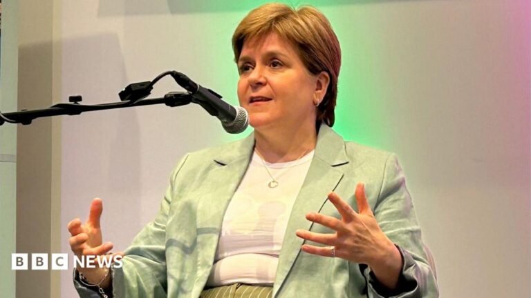 Sturgeon has not spoken to Murrell since he was jailed for embezzling SNP funds Former Scottish first minister Nicola Sturgeon takes part in an in-conversation with Doireann Ni Ghlacain at the west Belfast festival, on the subject of constitutional change. Picture date: Thursday July 30, 2026. PA Photo. Photo credit should read: Claudia savage/PA Wire