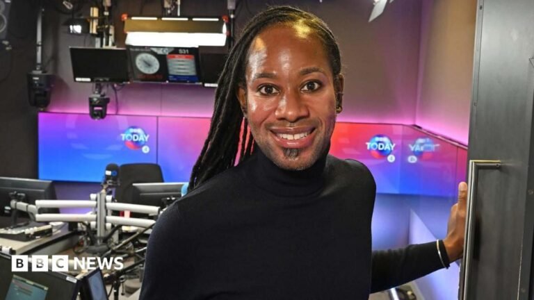 Tributes paid to Jason Arday after ex-Cambridge professor found dead Dressed in a black turtle neck and trousers, Jason Arday smiles at the camera in a BBC Radio 4 studio.
