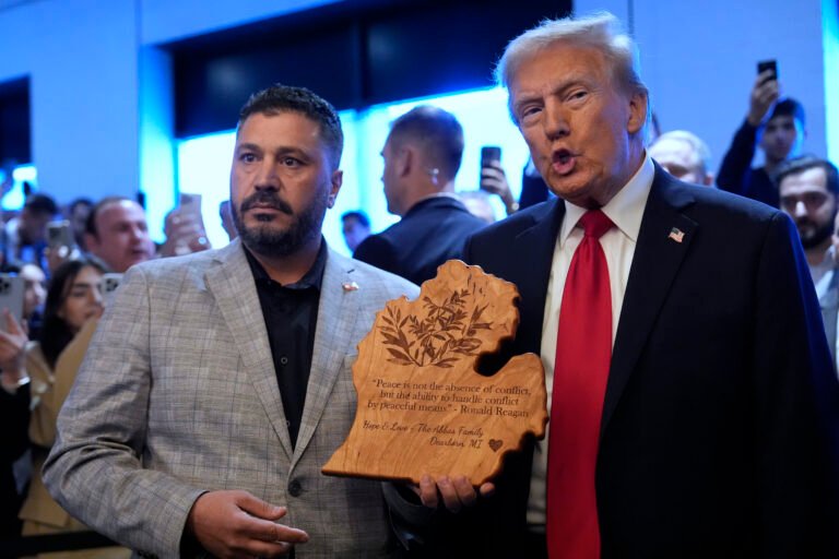 Trump won the heart of Michigan’s Arab American community. They're moving away from Mike Rogers. Trump won the heart of Michigan’s Arab American community. They're moving away from Mike Rogers.
