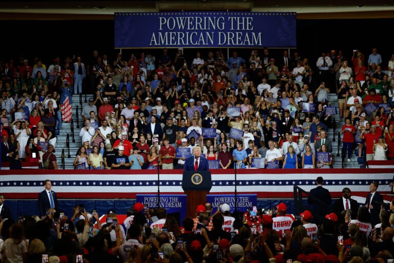 Trump’s biggest political event so far isn’t in a battleground state Trump’s biggest political event so far isn’t in a battleground state