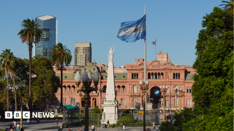 UK diplomats no longer get hardship bonus for being posted to Buenos Aires The Plaza de Mayo square in the heart of Buenos Aires, with an Argentinian flag shown flying in the foreground