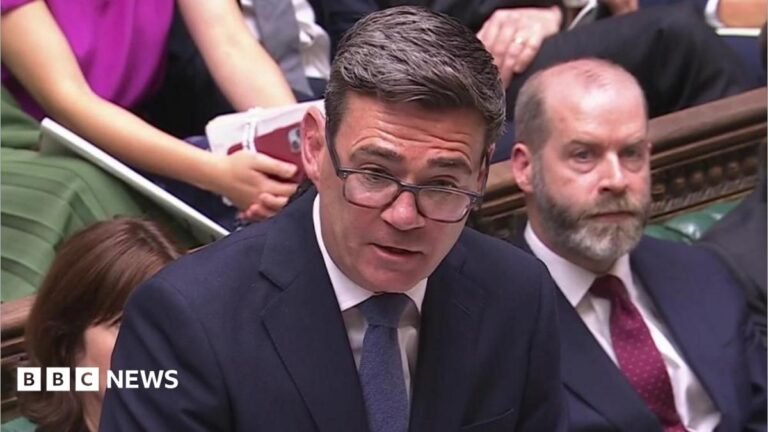 Burnham’s PMQs debut shows the challenge of delivering new style of politics Stock photo shows a young family eating out at a restaurant, including children and adults.