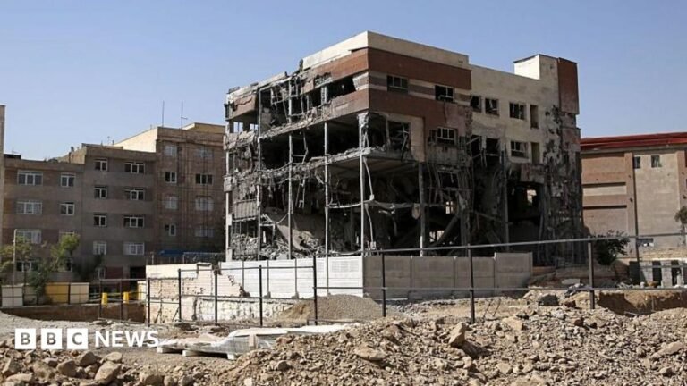 How could Iran war end? Three experts give their views General view of a five-storey building in Tehran. The building has been shelled-out by a reported missile attack, the outer brickwork is no longer visible and instead the building is hollowed out but is still standing. It is surrounded by rubble