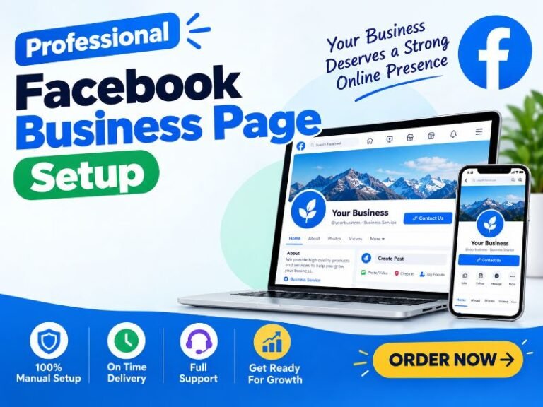I will set up a professional Meta Business Page for $10