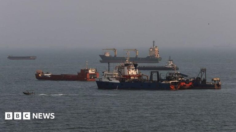 Iran warns of ‘faster, heavier, more painful response’ to US attacks A black and white still from US footage of a tanker being hit with 'unclassified' written in green along the top