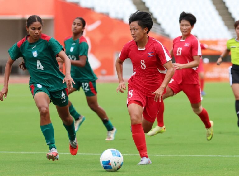 North Korea thrash Bangladesh 10-0 in Asian Games women’s football | Football North Korea thrash Bangladesh 10-0 in Asian Games women’s football | Football