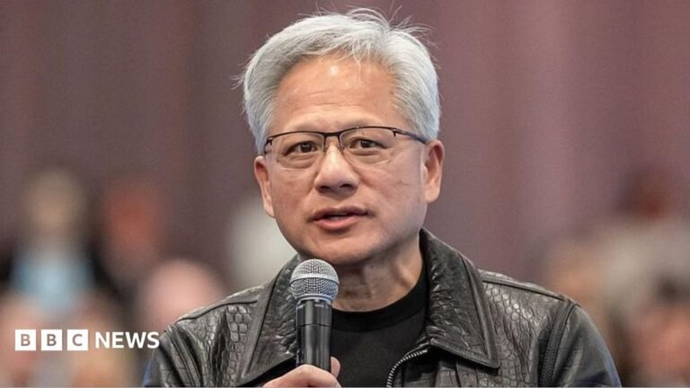 Nvidia boss rejects AI extinction fears as ‘doomsday narratives’ Jensen Huang, chief executive officer of Nvidia Corp., speaks during the 2026 Dreamforce conference in San Francisco, California, US, on Tuesday, 15 September, 2026.