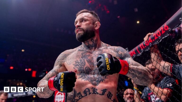 Oktagon 94: The MMA fighter helping Brighton and filling stadiums in Frankfurt Christian Eckerlin before his fight against Christian Jungwirth in 2024