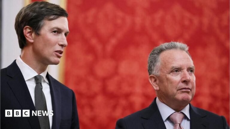 Russia-Ukraine war: US envoys set for Ukraine talks after Putin meeting Jared Kushner, U.S. President Donald Trump's son-in-law, and U.S. Special Envoy Steve Witkoff wait before a meeting with Russian President Vladimir Putin at the Kremlin in Moscow, Russia