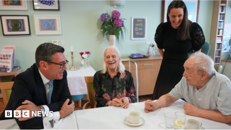 Social care reform could mean big risks and big rewards for Burnham Andy Burnham meets residents and staff in a care home in north London