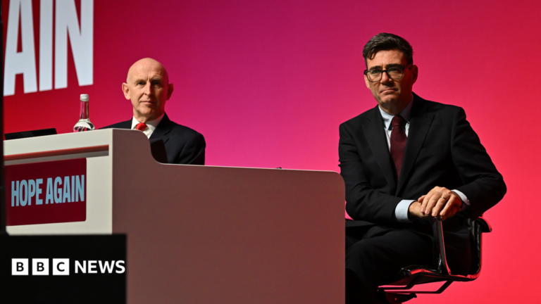 Why the PM could finally drop the triple lock pension pledge Chancellor of the Exchequer John Healey (L) and Prime Minister Andy Burnham attend the first day of the Labour Party Conference in Liverpool on 27 September 2026.