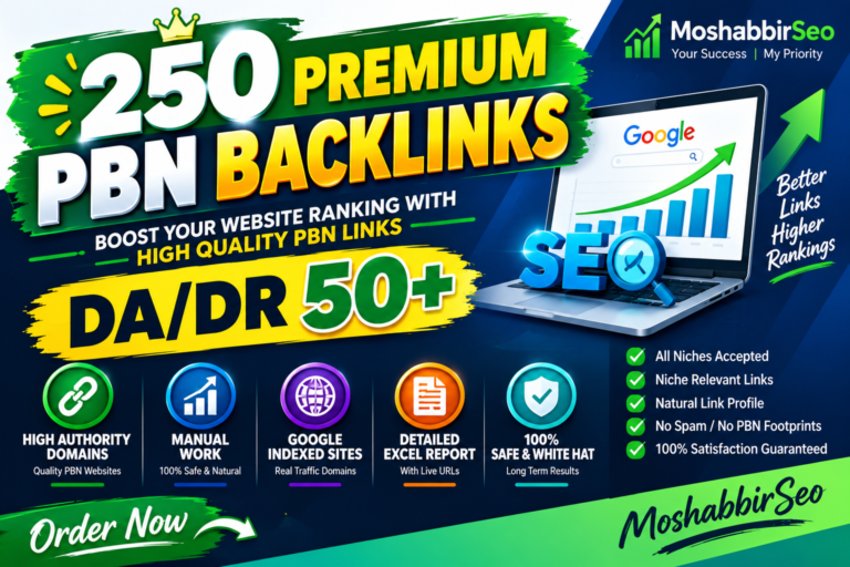 250 Premium PBN Backlinks DA/DR 50+ High Authority SEO Links for $50 250 Premium PBN Backlinks DA/DR 50+ High Authority SEO Links for $50