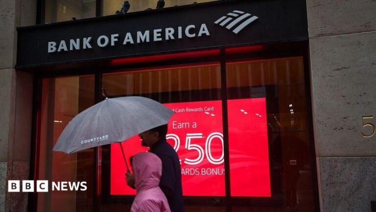 Bank of America fined $1.2bn over failing to stop money laundering A still from a video of a data centre on fire following a Ukrainian strike, in a BBC Verify branded border.