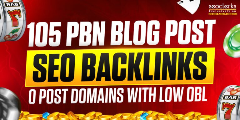Best Casino Niche PBN Backlinks DR 30+ with Low OBL Domains 30 – 105 Blog Posts for $10 Best Casino Niche PBN Backlinks DR 30+ with Low OBL Domains 30 - 105 Blog Posts for $10